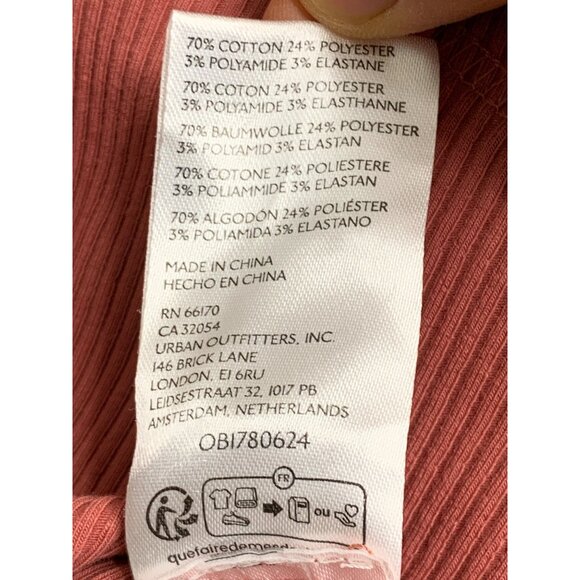 Free People Cuffing Season Red Crochet Sleeve Top Bell Sleeves Size M 7369 EUC - Picture 8 of 10